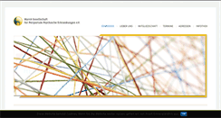 Desktop Screenshot of marce-gesellschaft.de
